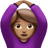 Woman Gesturing OK: Medium Skin Tone on Apple iOS 13.1