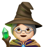 Woman Mage: Light Skin Tone on Apple iOS 13.1
