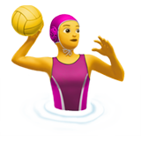 Woman Playing Water Polo on Apple iOS 13.1