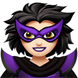 Woman Supervillain: Light Skin Tone on Apple iOS 13.1