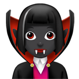 Woman Vampire: Dark Skin Tone on Apple iOS 13.1