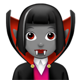 Woman Vampire: Medium Skin Tone on Apple iOS 13.1