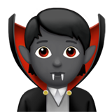 Vampire: Medium-Dark Skin Tone on Apple iOS 13.2