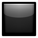 Black Medium Square on Apple iOS 9.0