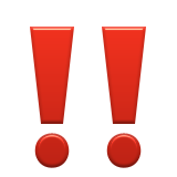 Double Exclamation Mark on Apple iOS 9.0