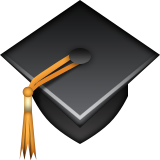 Graduation Cap on Apple iOS 9.0