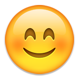 Smiling Face with Smiling Eyes on Apple iOS 9.0
