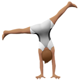 Person Cartwheeling: Medium Skin Tone on Apple iOS 14.5