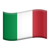 Flag: Italy on Apple iOS 15.4