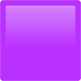 Purple Square on Apple iOS 15.4