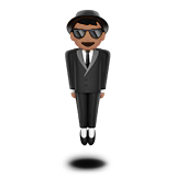 Person in Suit Levitating: Medium Skin Tone on Apple iOS 15.4