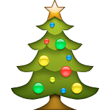 Christmas Tree on Apple iOS 9.1