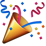 Party Popper on Apple iOS 9.1