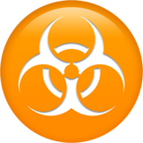 ☣️ Biohazard Emoji on Apple iOS 16.4