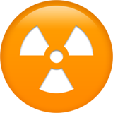 ☢️ Radioactive Emoji on Apple iOS 16.4