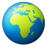 Globe Showing Europe-Africa on Apple iOS 9.3