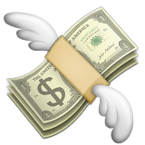 Money with Wings on Apple iOS 9.3