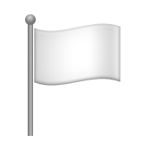 White Flag on Apple iOS 9.3