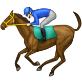 Horse Racing: Light Skin Tone on Apple iOS 8.3