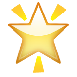 Glowing Star on Apple iOS 10.0