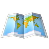 World Map on Apple iOS 10.0