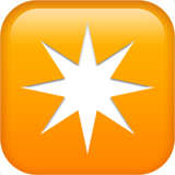 Eight-Pointed Star on Apple iOS 10.2