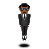 Person in Suit Levitating: Medium-Dark Skin Tone on Apple iOS 10.2