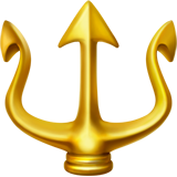 🔱 Trident Emblem Emoji on Apple iOS 10.2