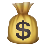 Money Bag on Apple iOS 10.3