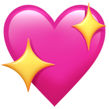 Sparkling Heart on Apple iOS 10.3