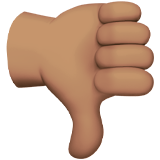 Thumbs Down: Medium Skin Tone on Apple iOS 10.3