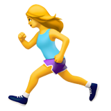 Woman Running on Apple iOS 10.3