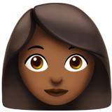 Woman: Medium-Dark Skin Tone on Apple iOS 10.3