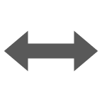 Left-Right Arrow on au by KDDI Type F