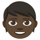 Child: Dark Skin Tone on JoyPixels 3.1