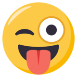 Winking Face with Tongue on JoyPixels 3.1
