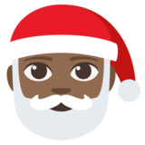 Santa Claus: Medium-Dark Skin Tone on JoyPixels 3.1
