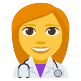 Woman Health Worker on JoyPixels 3.1