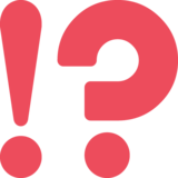 ⁉️ Exclamação Com Interrogação Emoji on JoyPixels 2.0