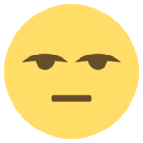 Expressionless Face on JoyPixels 2.0