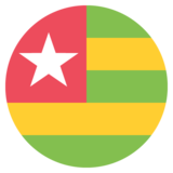 Flag: Togo on JoyPixels 2.0