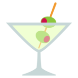 Cocktail Glass on JoyPixels 2.1