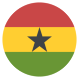 Flag: Ghana on JoyPixels 2.1