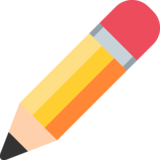 Pencil on JoyPixels 2.1