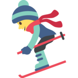 Skier on JoyPixels 2.1
