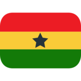 Flag: Ghana on JoyPixels 1.0