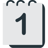 Spiral Calendar on JoyPixels 1.0