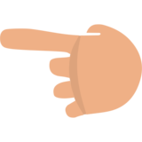 Backhand Index Pointing Left on JoyPixels 1.0