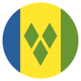 Flag: St. Vincent & Grenadines on JoyPixels 2.2