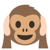 Hear-No-Evil Monkey on JoyPixels 2.2
